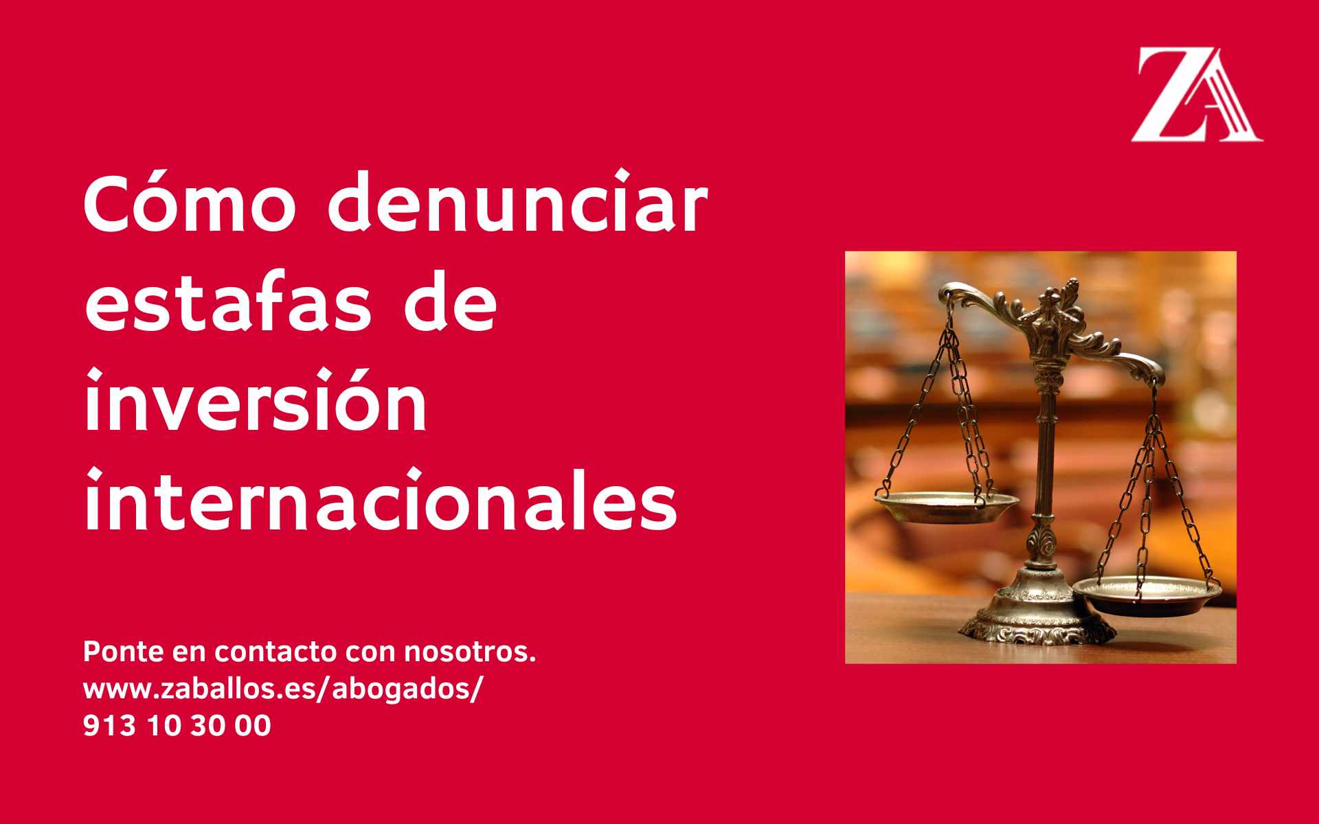 Denunciar estafas de inversión internacionales